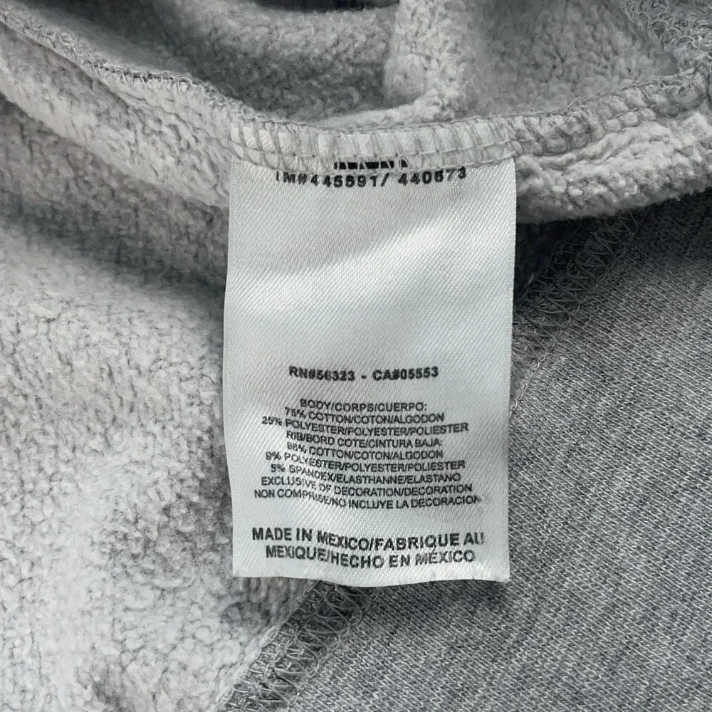 Vintage Y2K Nike Mens XL Gray Center Swoosh Hoodie Pullover Sweatshirt *Read